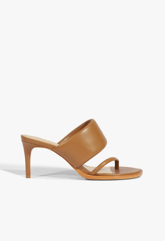 Alba Leather Sandal Spring 25 5 Brown Leather - Schutz Shoes