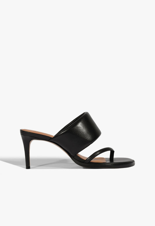 Alba Leather Sandal Sandals Spring 25 5 Black Leather - Schutz Shoes