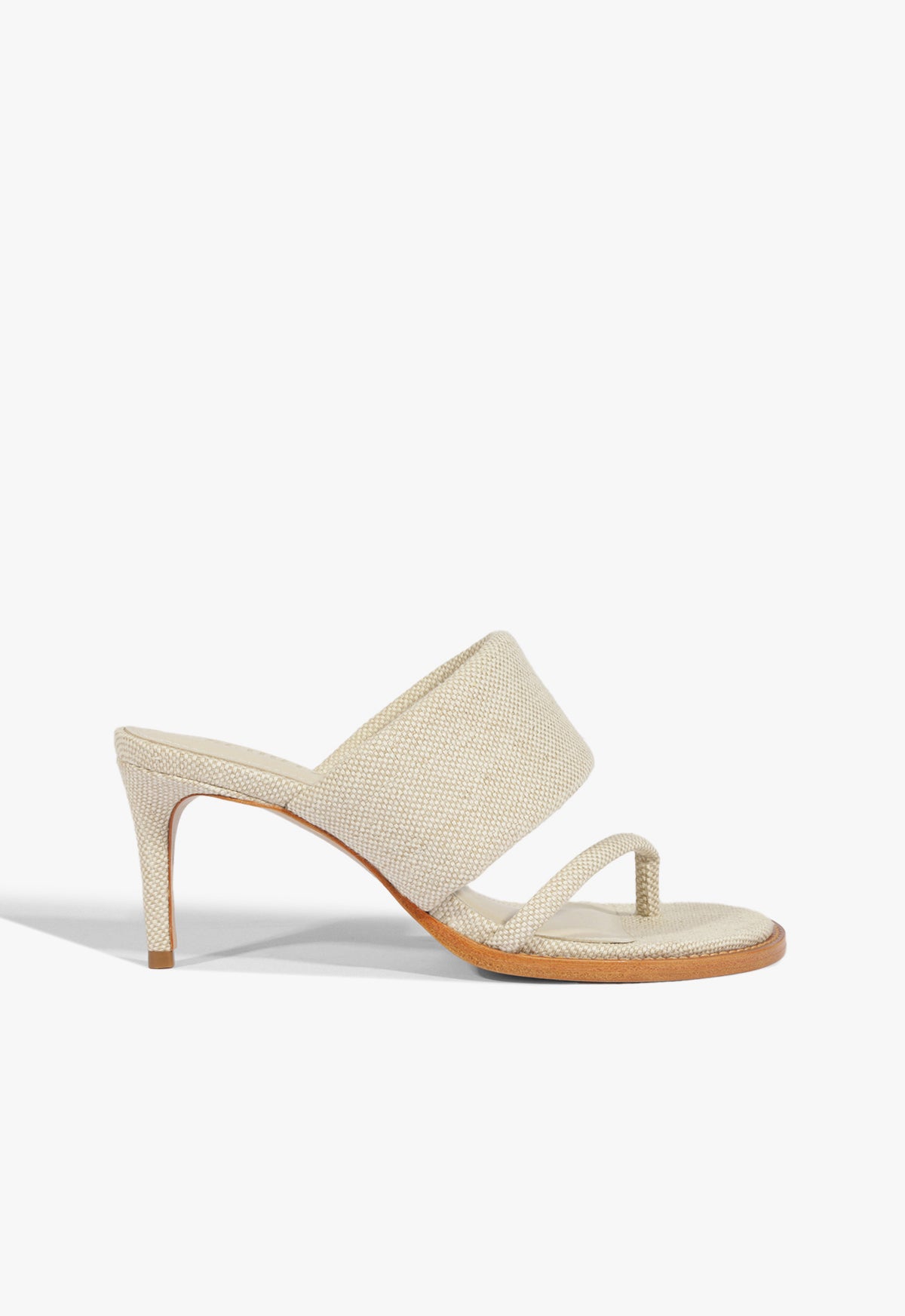 Alba Sandal 5 Beige Fabric - Schutz Shoes