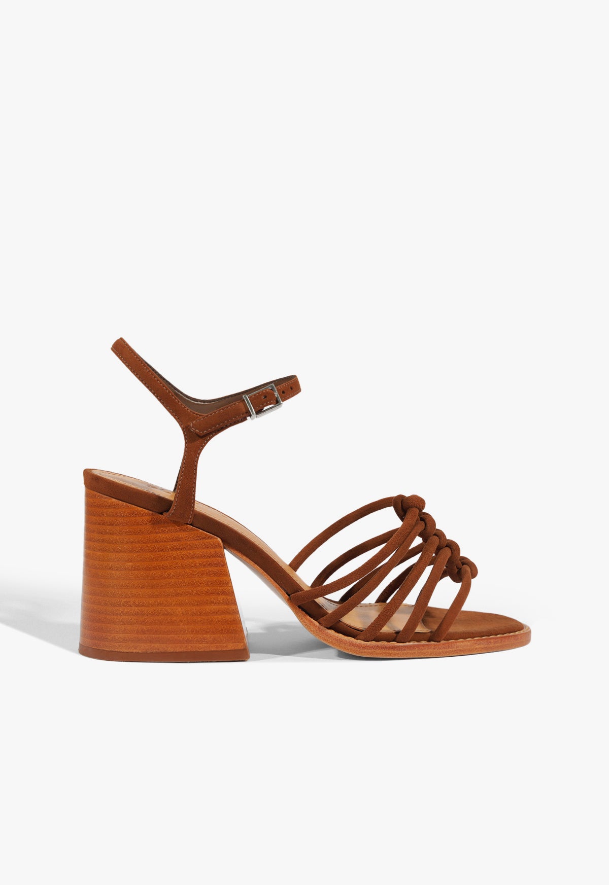 Sandy Suede Sandal Spring 25 5 Brown Suede - Schutz Shoes