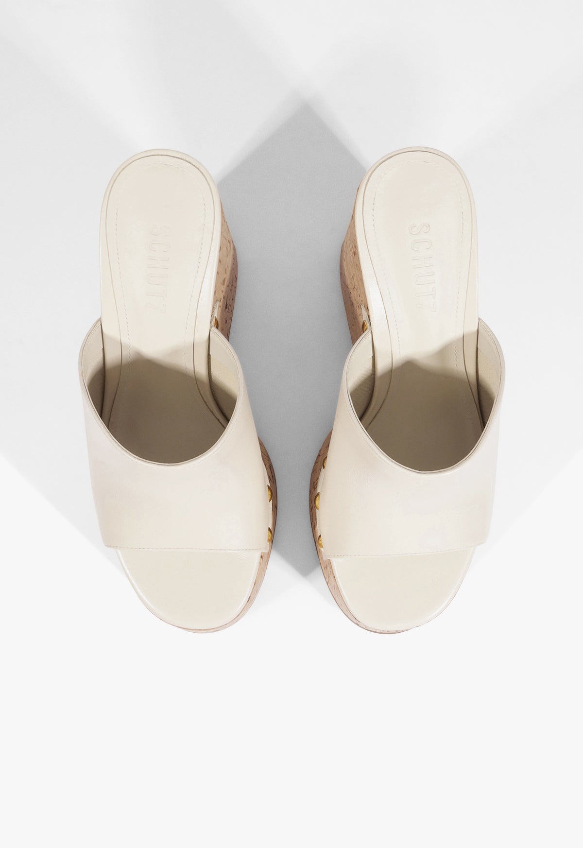 Dalle Studs Leather Sandal - Schutz Shoes