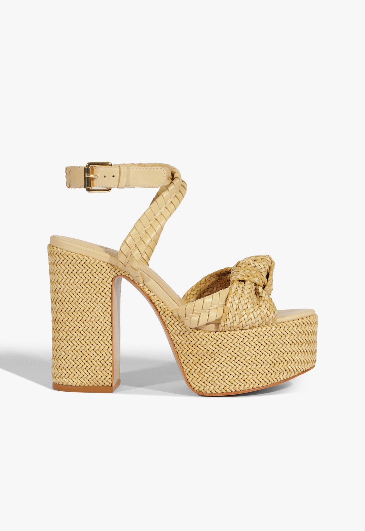 Khari Platform Leather Sandal