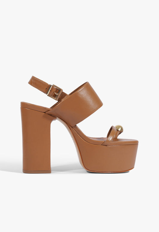 Mandy Platform Leather Sandal