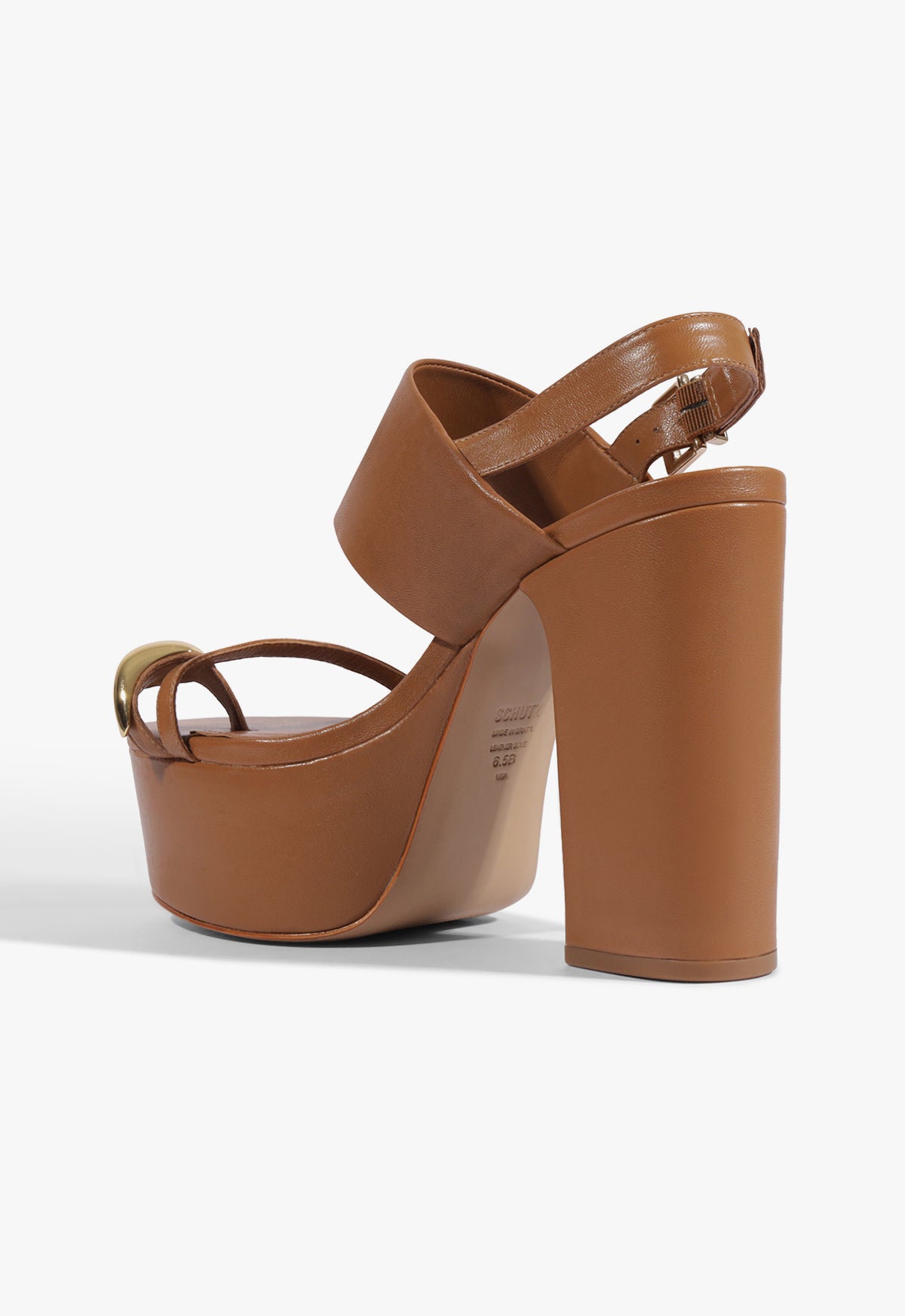 Mandy Platform Leather Sandal - Schutz Shoes