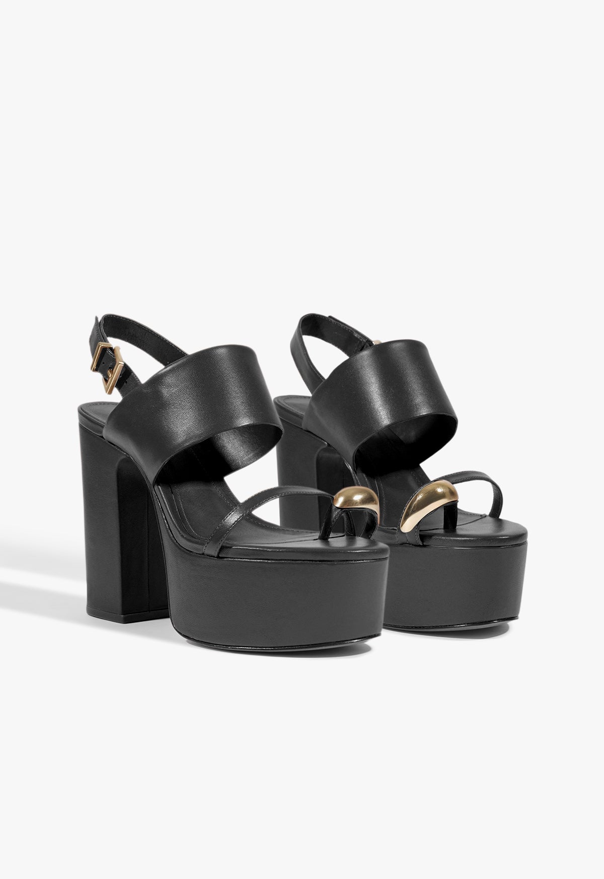 Mandy Platform Leather Sandal - Schutz Shoes