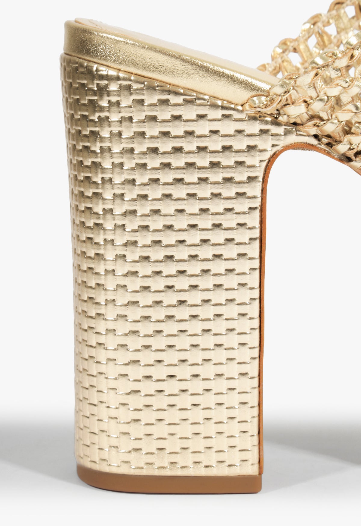 Aberdeen Platinum High Platform Sandal – SCHUTZ