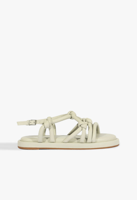 Janet Sandal Flats Resort 25 5 Grey Synthetic - Schutz Shoes