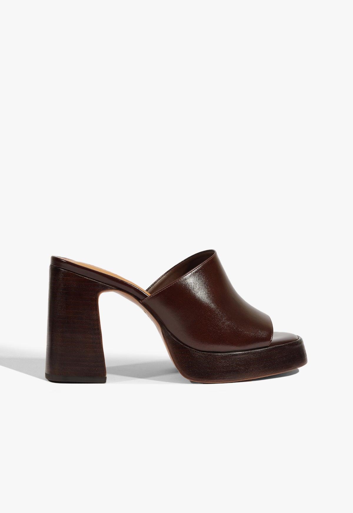 Rowan Leather Sandal FALL 25 5 Root Brown Leather - Schutz Shoes