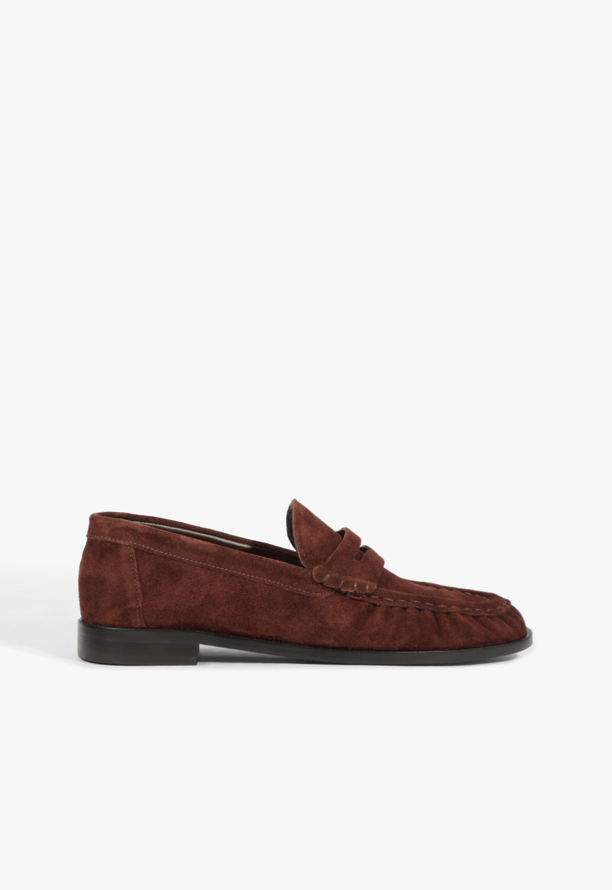 Tyche Suede Flat Pre Fall 25 5 Chestnut Brown Suede - Schutz Shoes