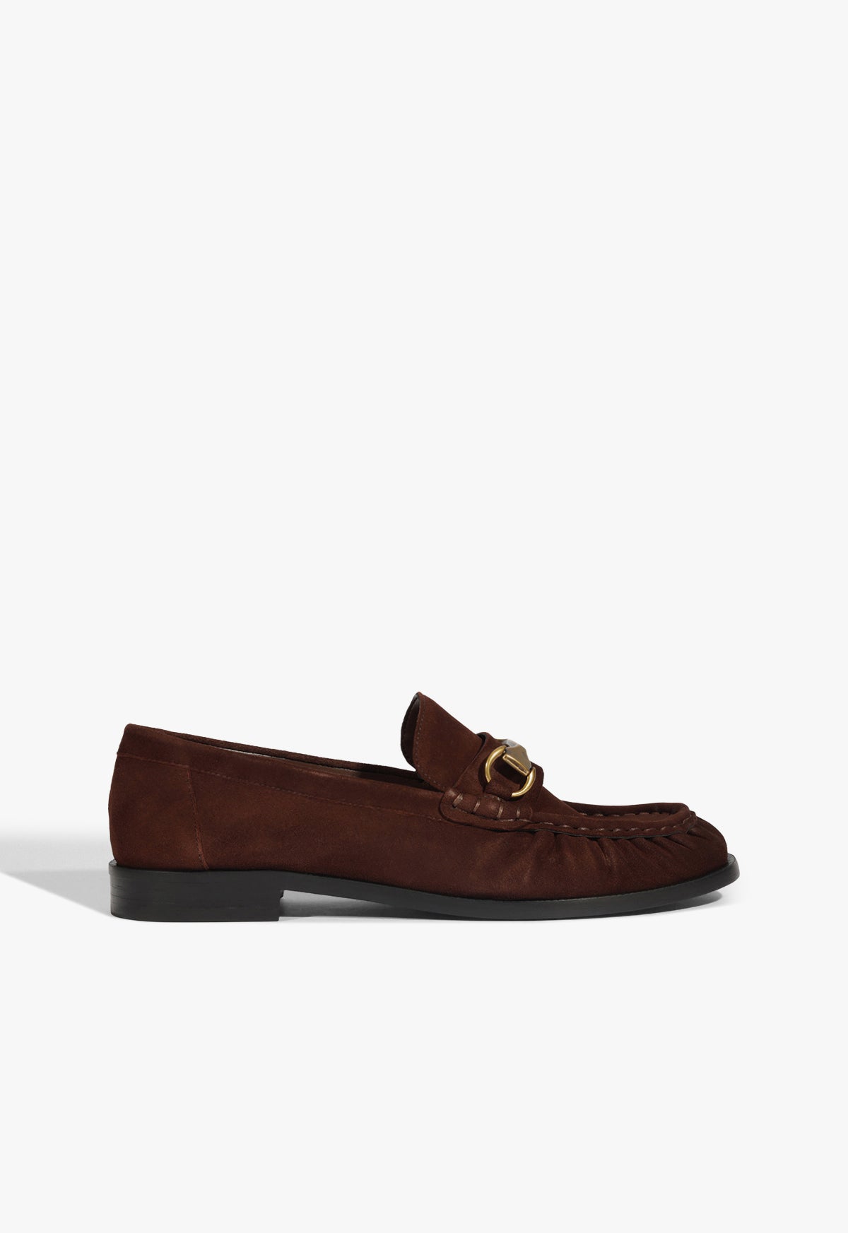 Yasmina Suede Flat FALL 25 5 Root Brown Suede - Schutz Shoes