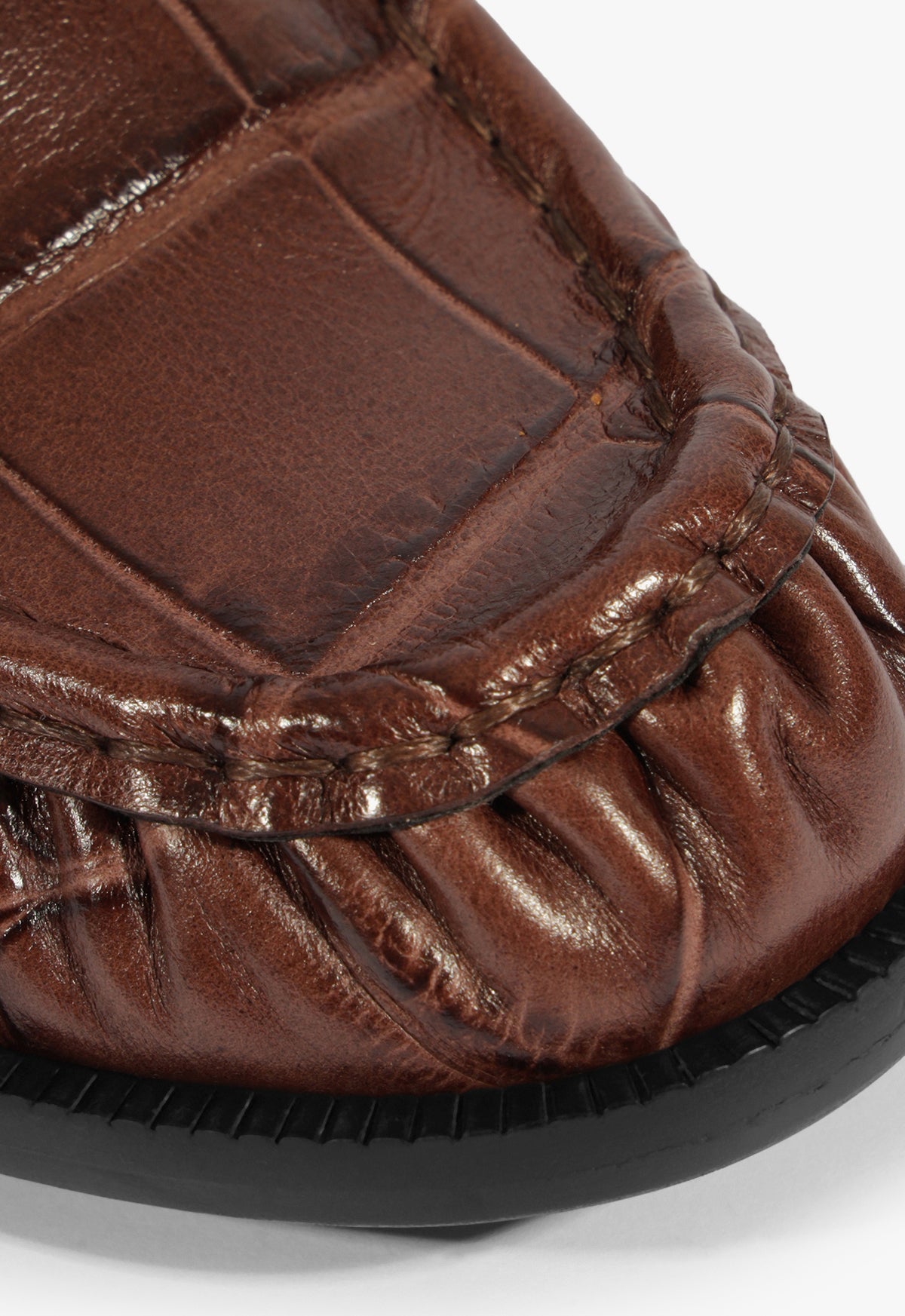 Yasmina Croc Flat FALL 25 - Schutz Shoes