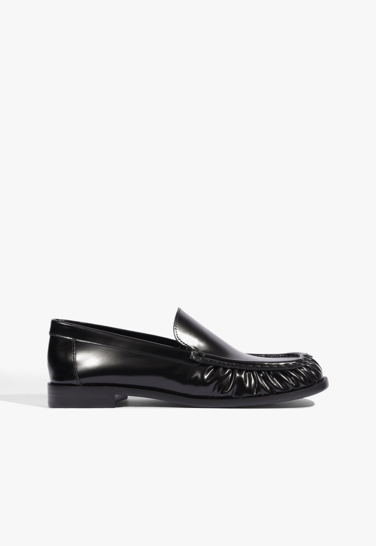 Tyla Leather Loafer Flat 5 Black Leather - Schutz Shoes