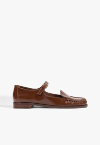 Go to related product Tyla Buckle Leather Mary Jane Flat