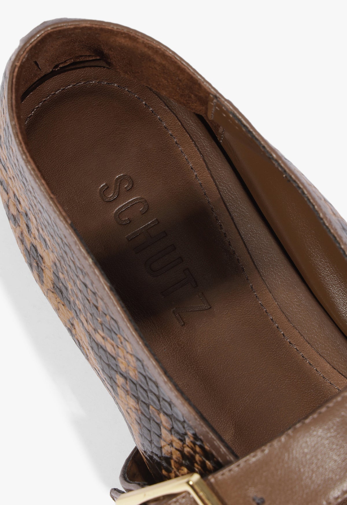 Vick Buckle Flat - Schutz Shoes
