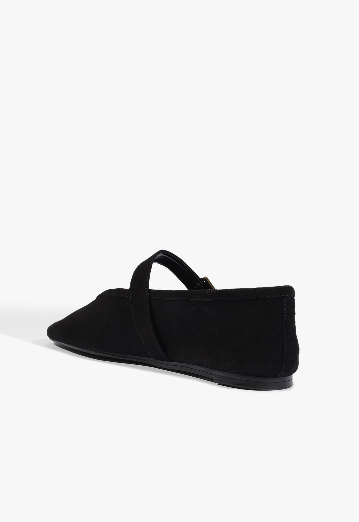 Vick Buckle Suede Flat - Schutz Shoes