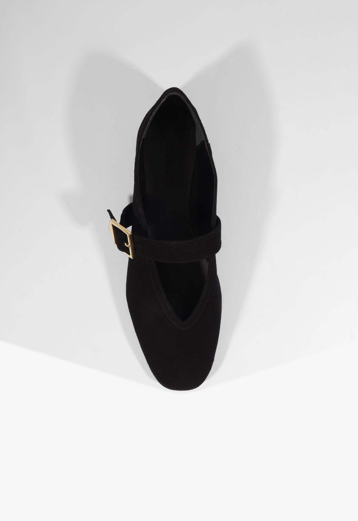 Vick Buckle Suede Flat - Schutz Shoes