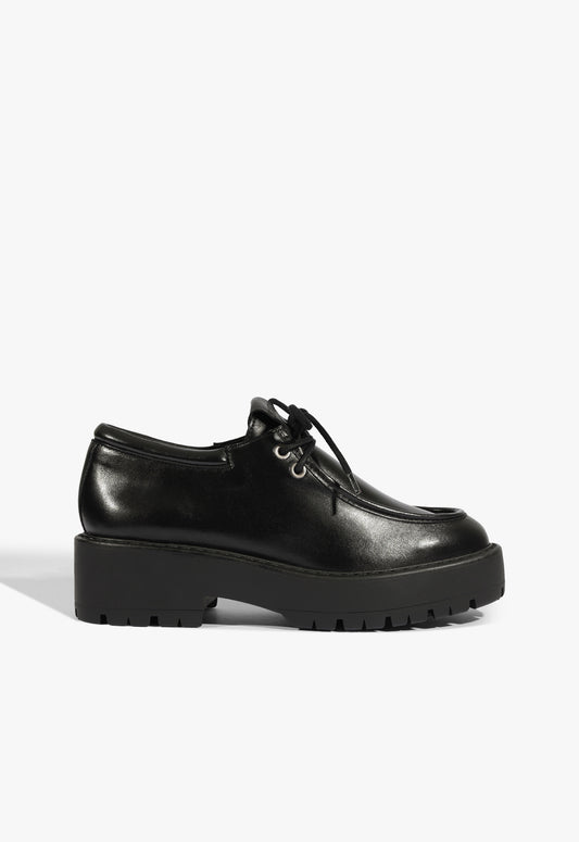 Cia Leather Flat FALL 25 5 Black Leather - Schutz Shoes