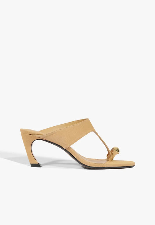 Maisie Nubuck Sandal 5 Light Wood Nubuck - Schutz Shoes