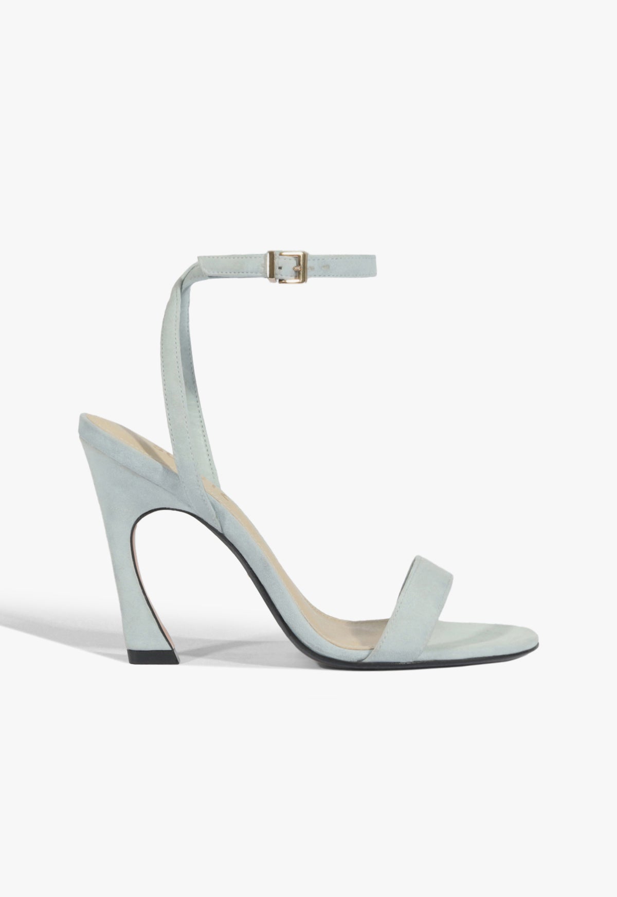 Cadey-Lee Curve Lace Suede Sandal Resort 26 5 Light Azure Suede - Schutz Shoes