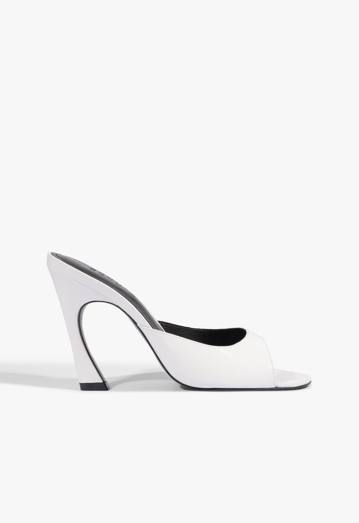 Noemie Patent Leather Sandal 5 White Patent Leather - Schutz Shoes