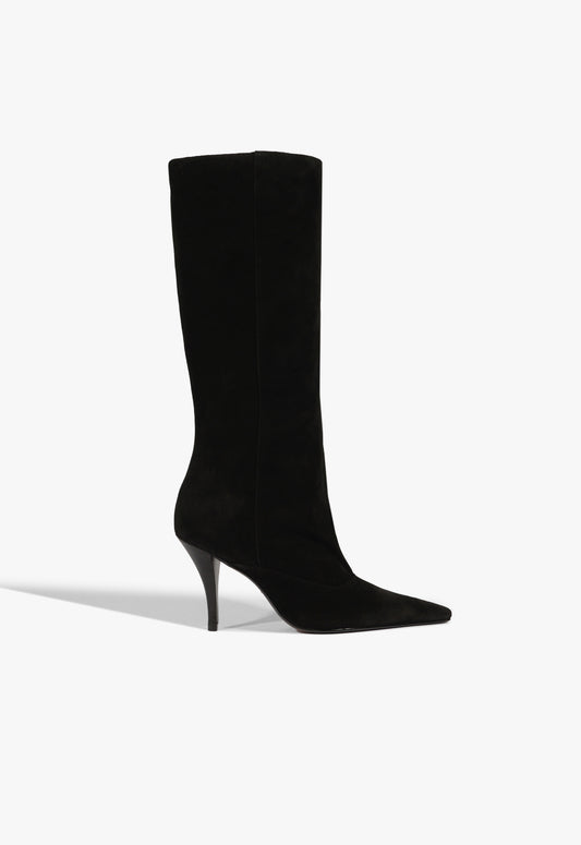 Rudy Suede Boot FALL 25 5 Black Suede - Schutz Shoes