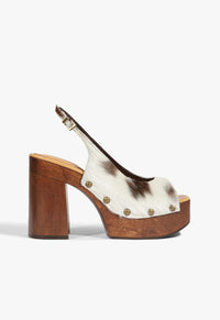 Go to related product Rose Sling Calf Hair Sandal