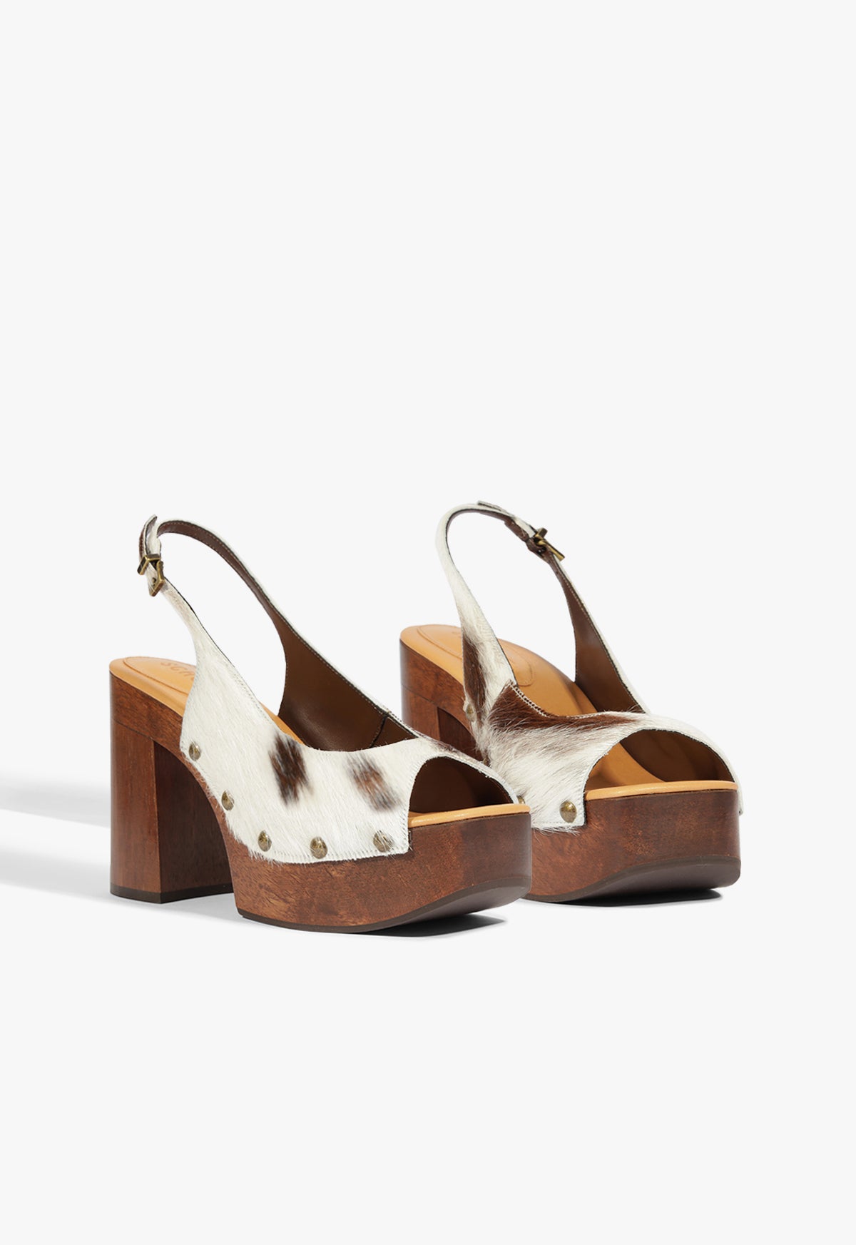 Rose Sling Calf Hair Sandal Pre Fall 25 - Schutz Shoes