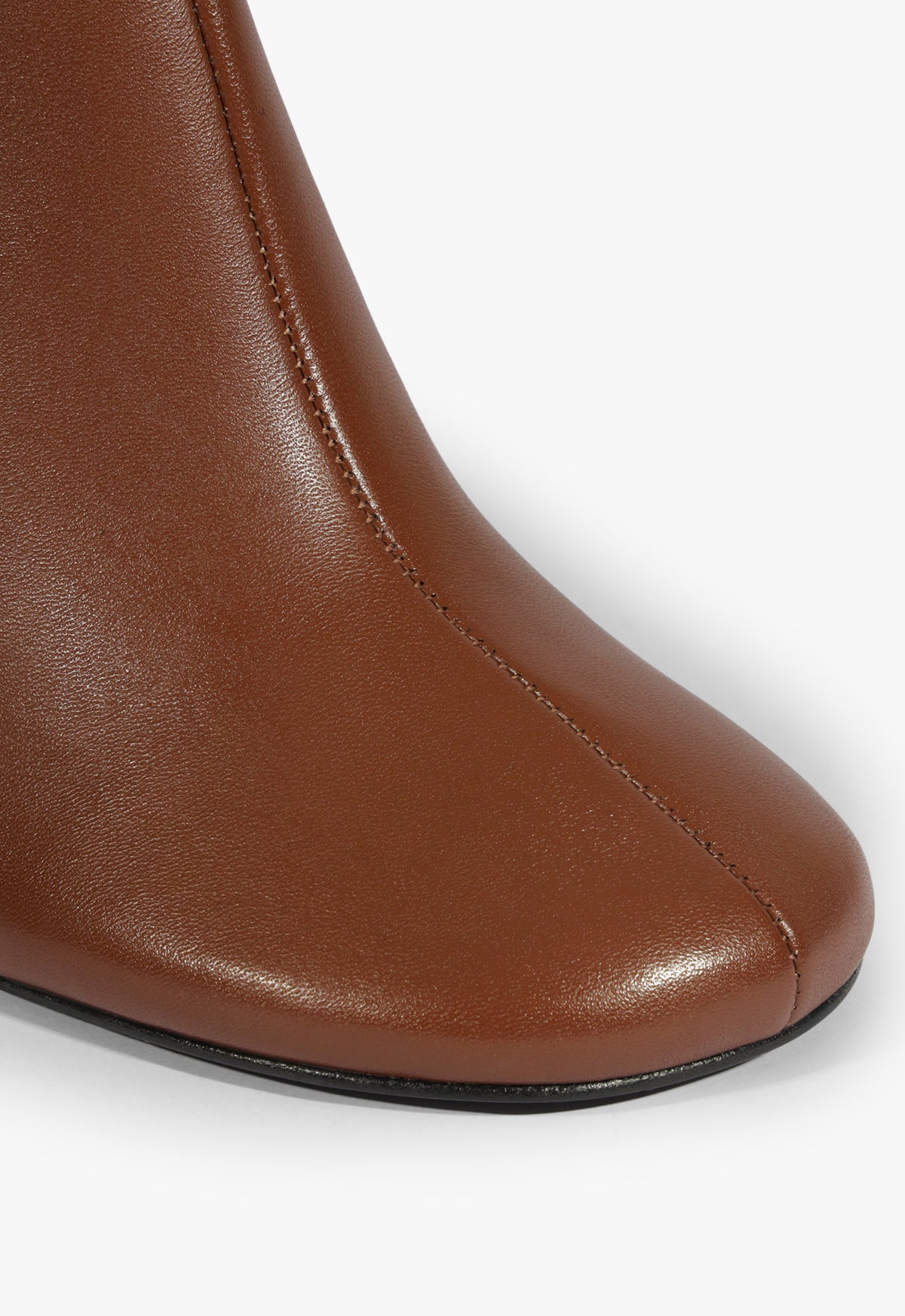 Schutz Brielle Leather Bootie - Brown Schutz Brielle Leather Bootie - Brown