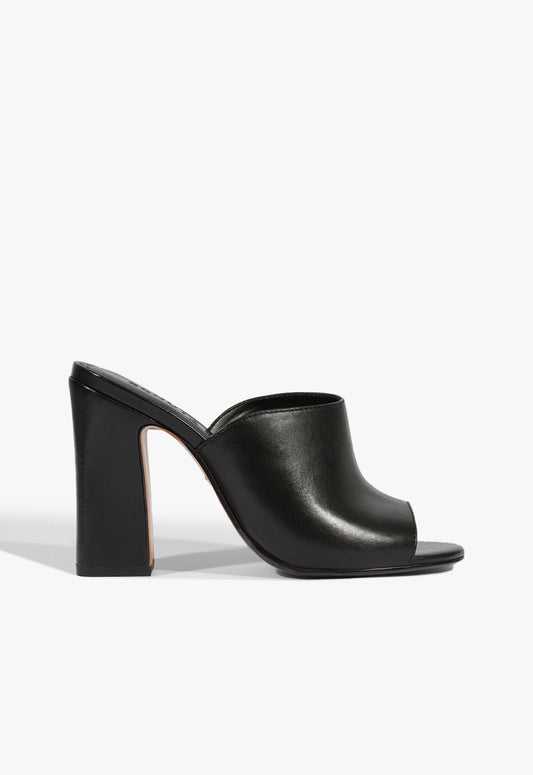 Esme Leather Sandal FALL 25 5 Black Leather - Schutz Shoes