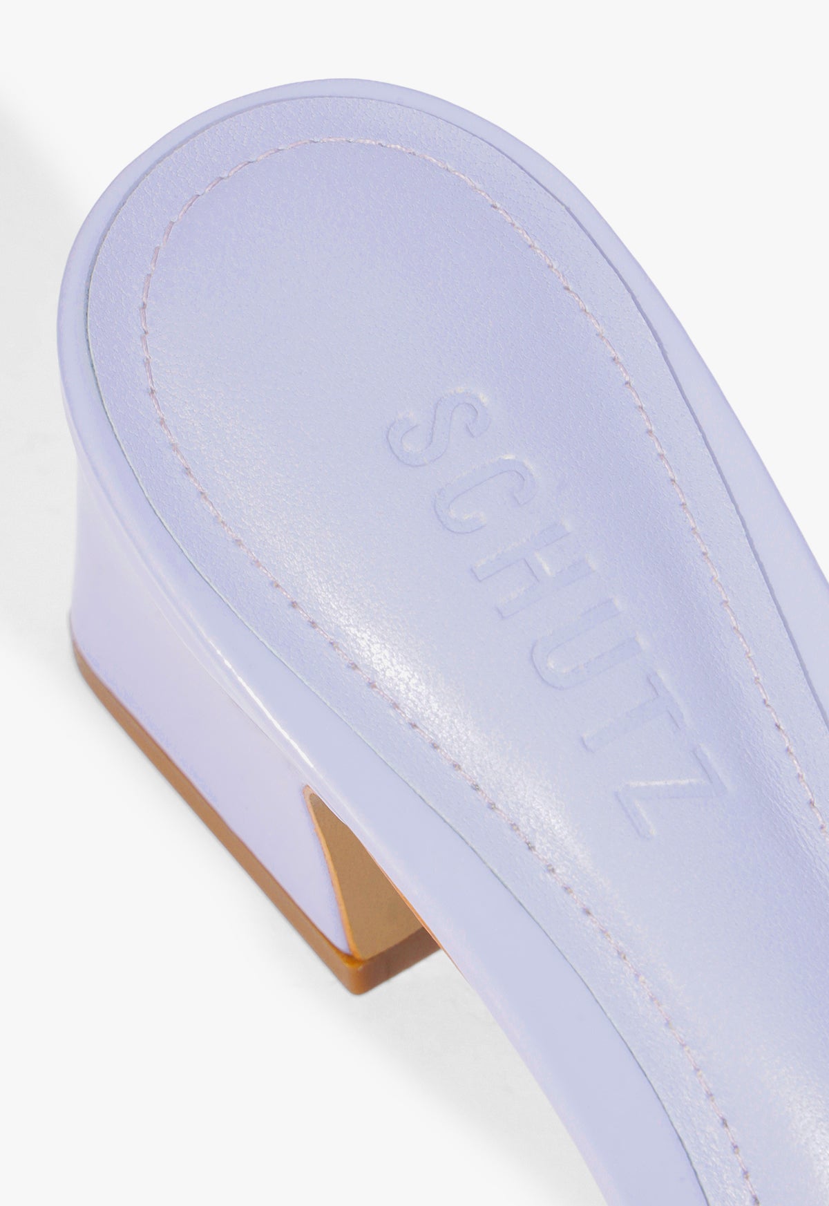 Harriet Mid Mule Patent Sandal - Schutz Shoes