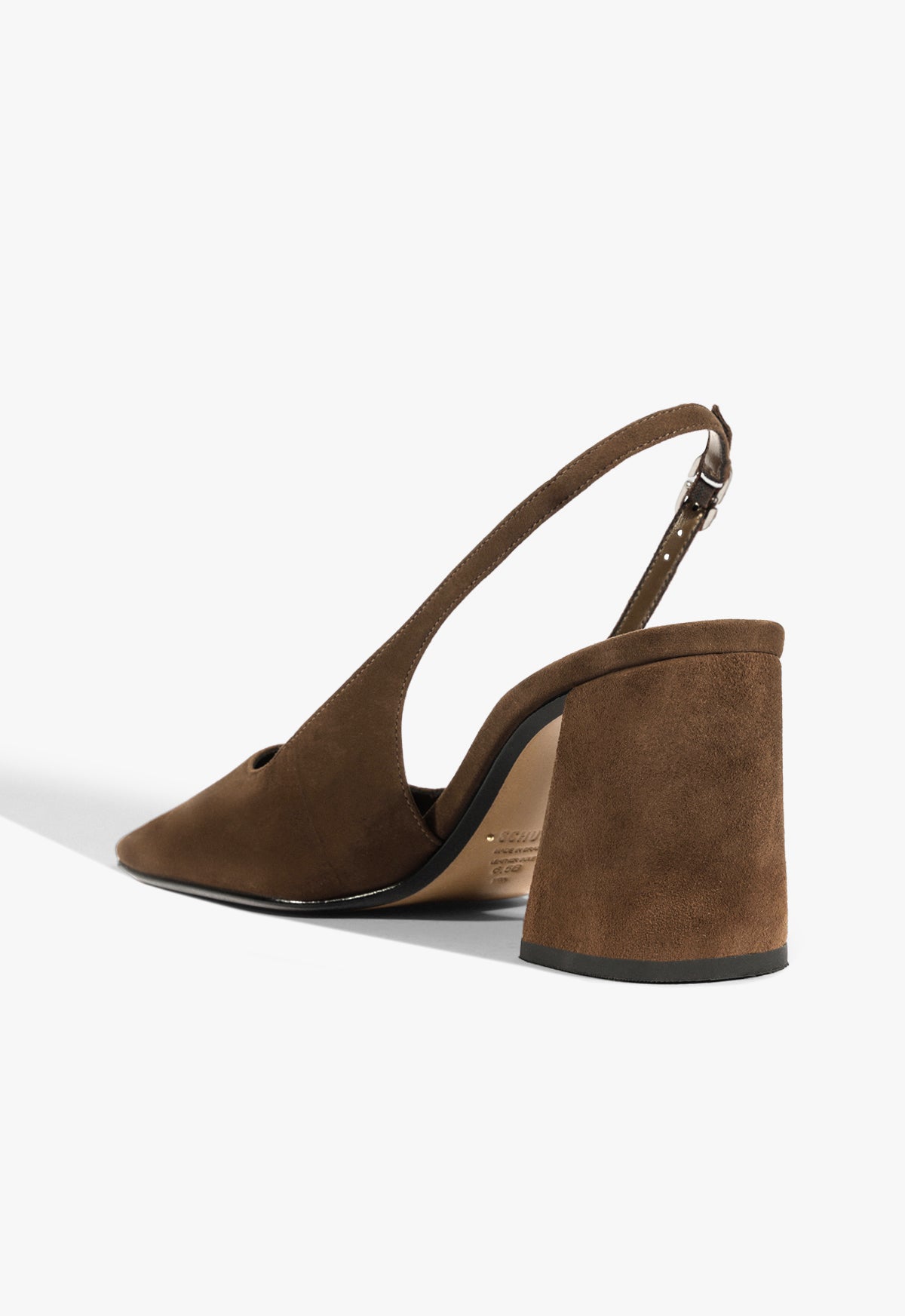 Leia Block Suede Pump