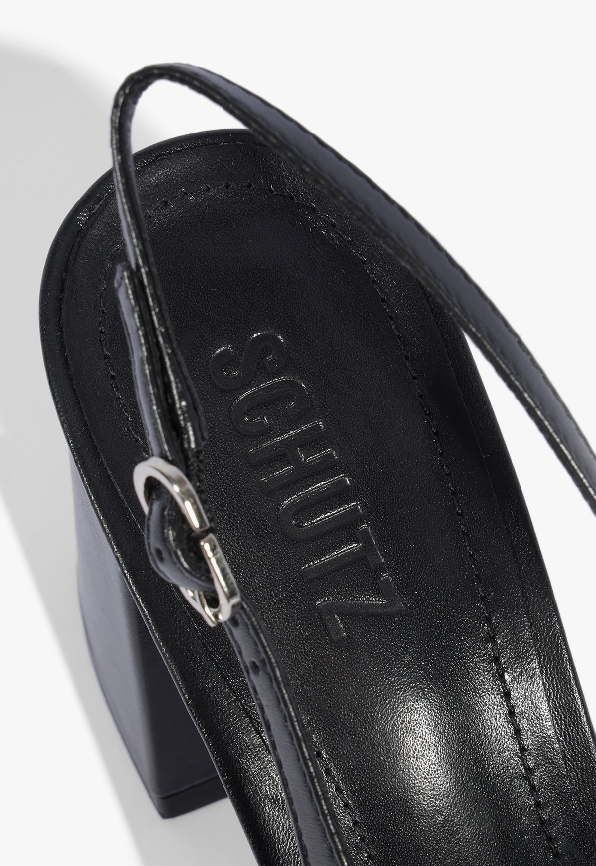 Leia Block Leather Pump FALL 25 - Schutz Shoes