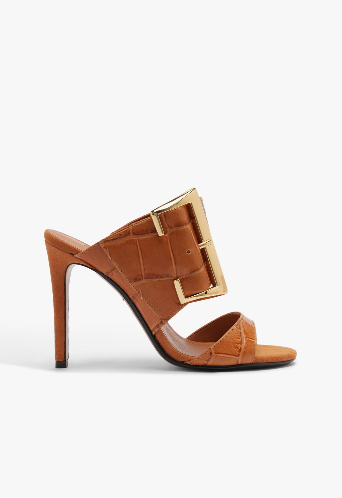 Beatrix Croc Sandal FALL 25 5 Cuoio Brown Croc - Schutz Shoes