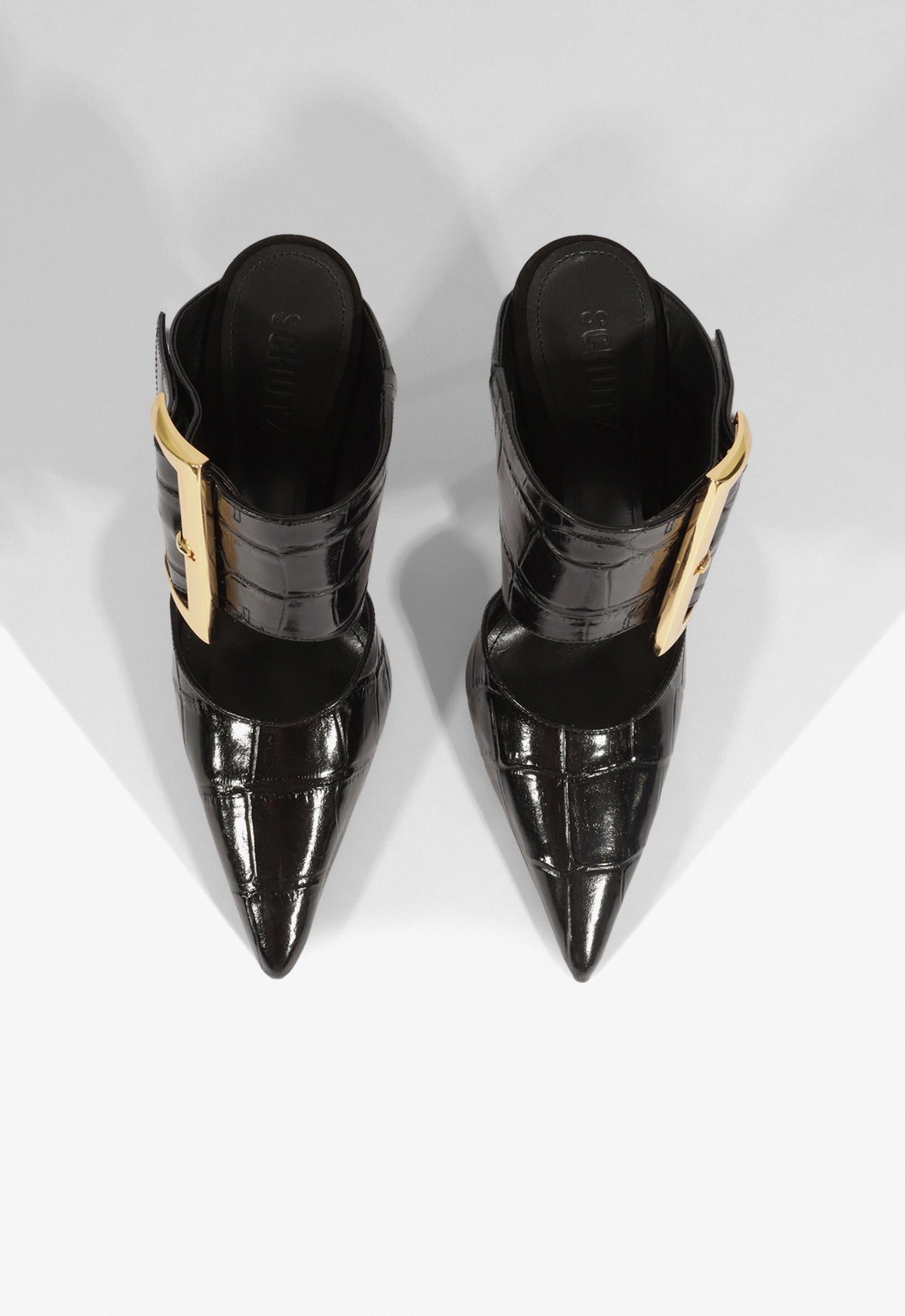 Beatrix Mule Croc Pump FALL 25 - Schutz Shoes