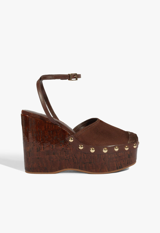 Kayana Pump 5 Root Brown Suede - Schutz Shoes