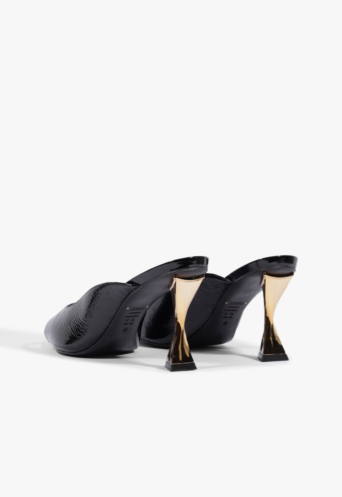 Elisha Mule Patent Leather Sandal Winter 25 - Schutz Shoes