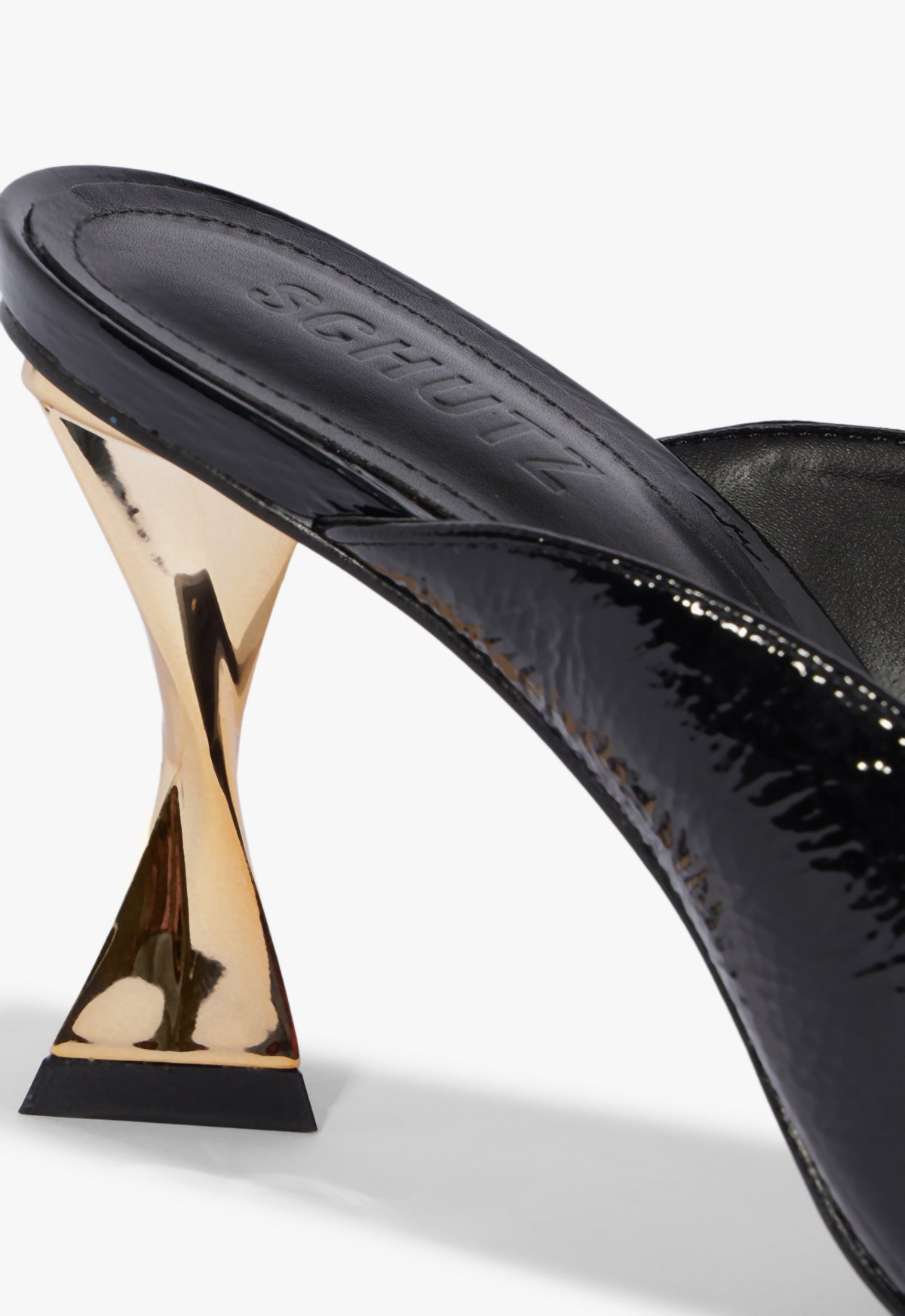 Elisha Mule Patent Leather Sandal Winter 25 - Schutz Shoes