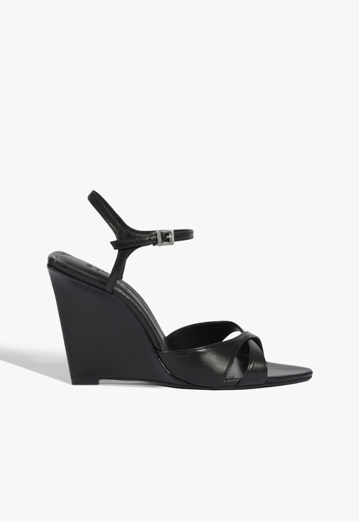 Maxine Leather Sandal Resort 26 5 Black Leather - Schutz Shoes