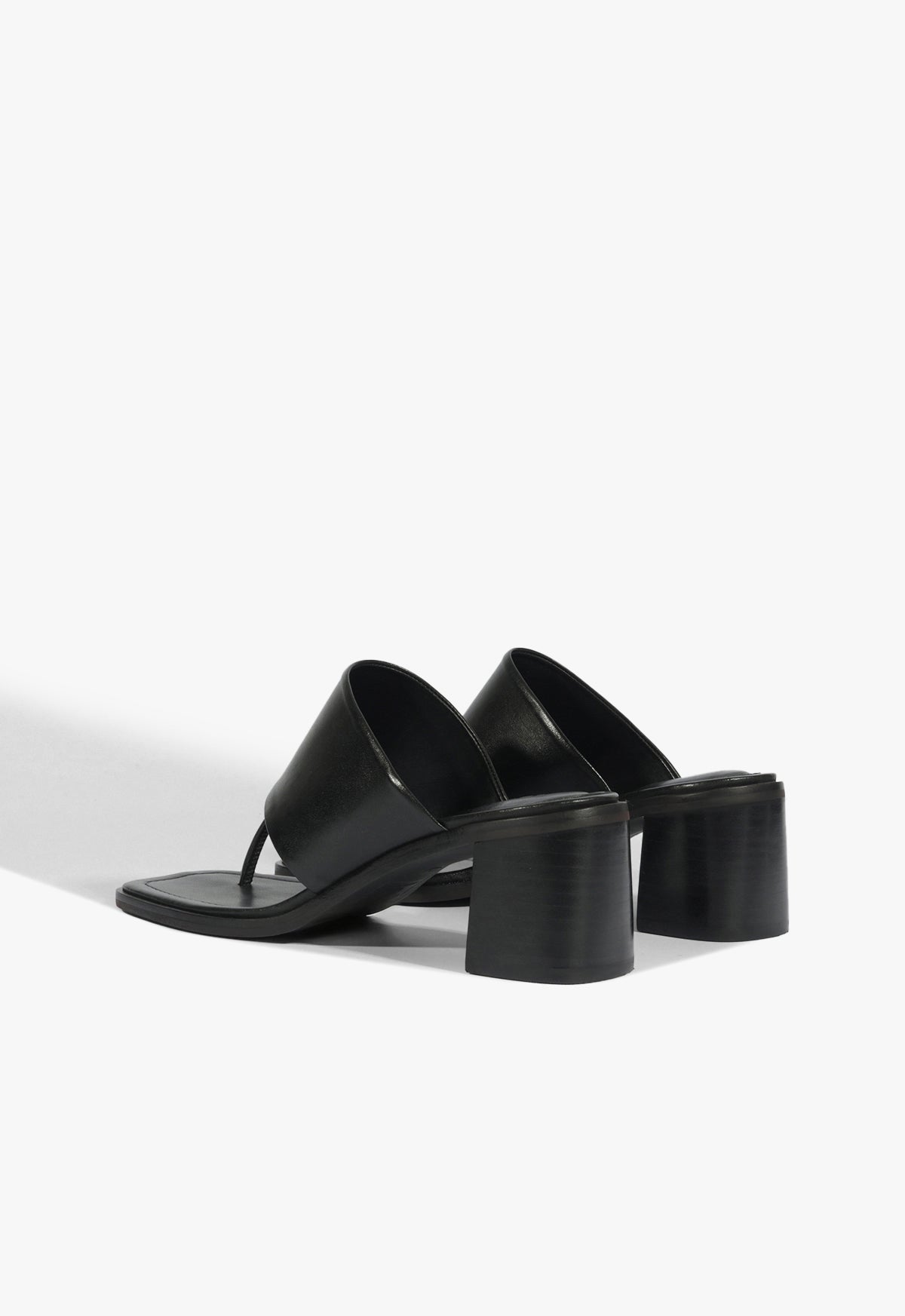 Martha Block Leather Sandal - Schutz Shoes