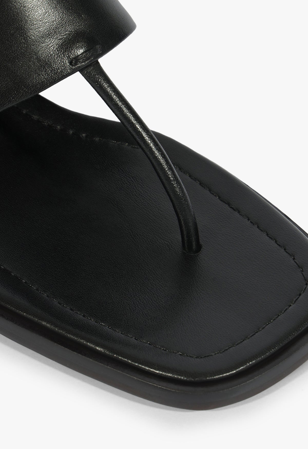 Martha Block Leather Sandal - Schutz Shoes