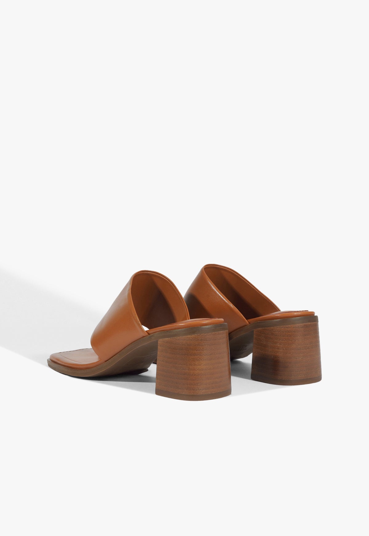 Martha Block Leather Sandal - Schutz Shoes