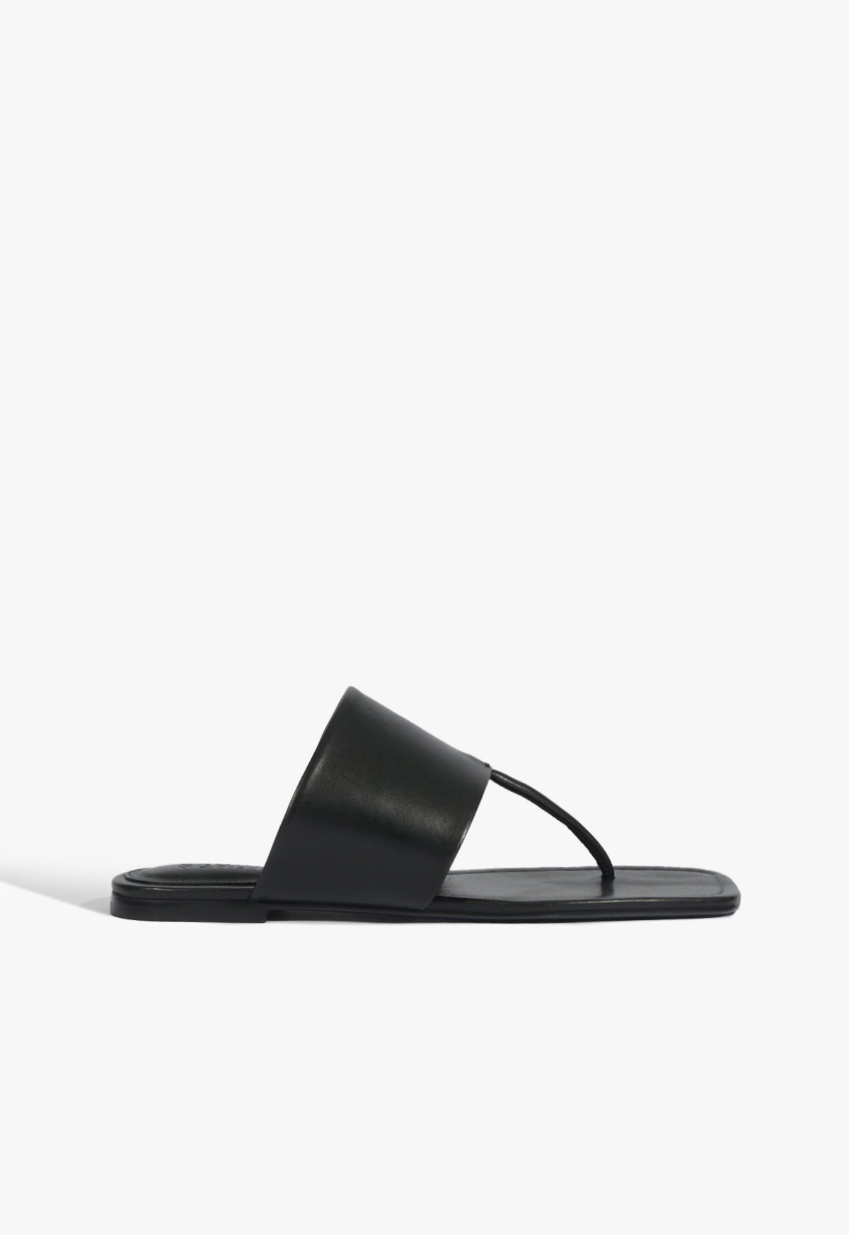 Martha Leather Sandal Resort 26 5 Black Leather - Schutz Shoes