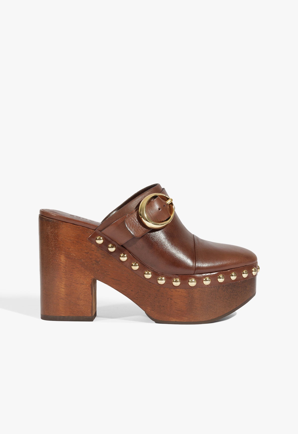 Piper Leather Pump Pre Fall 25 5 Chestnut Brown Leather - Schutz Shoes