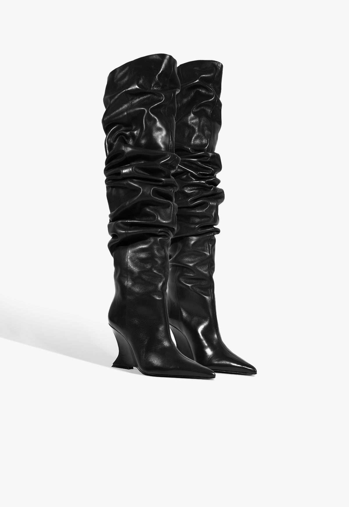 Siena OTK Slouch Leather Boot - Schutz Shoes