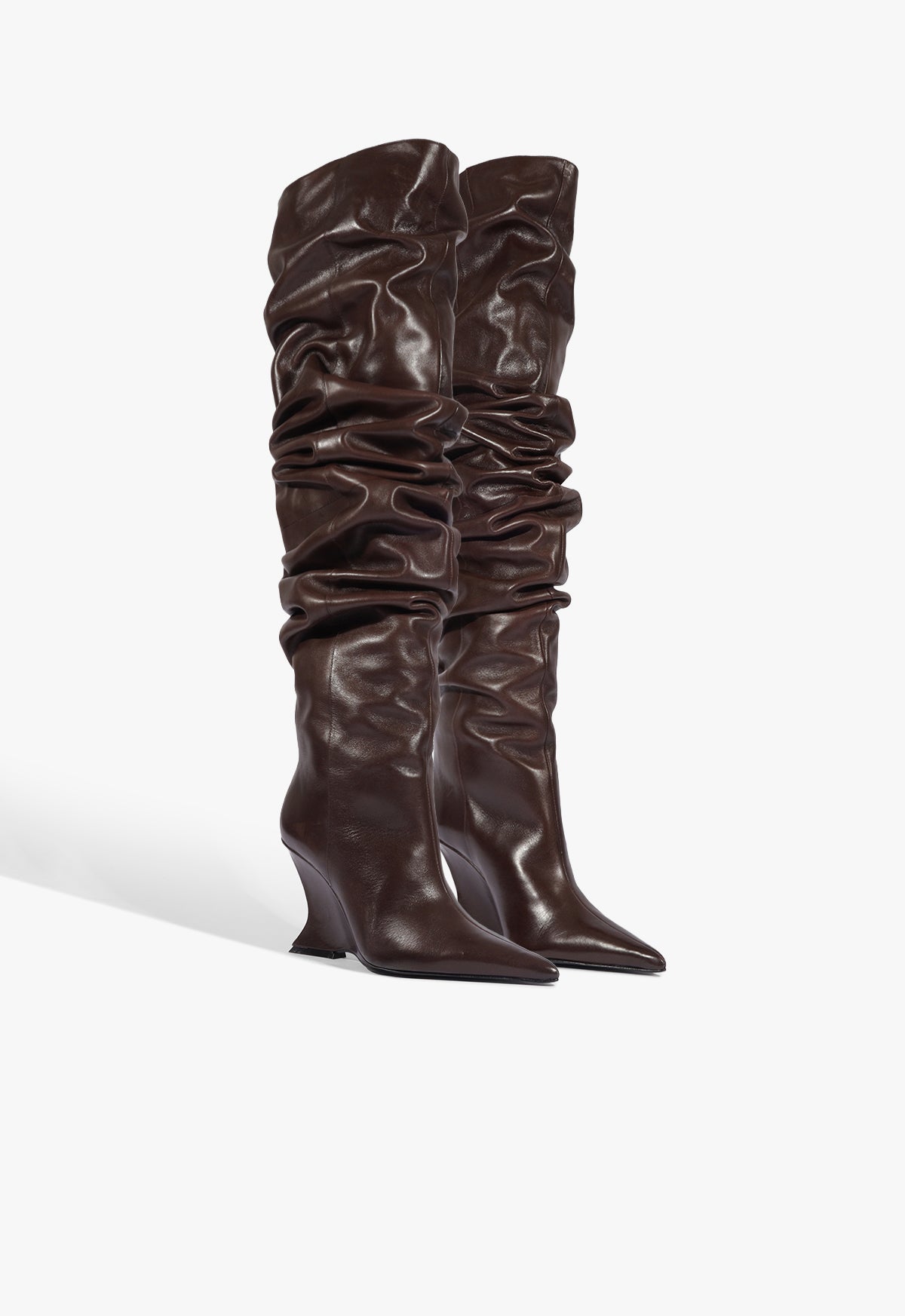 Siena OTK Slouch Leather Boot - Schutz Shoes