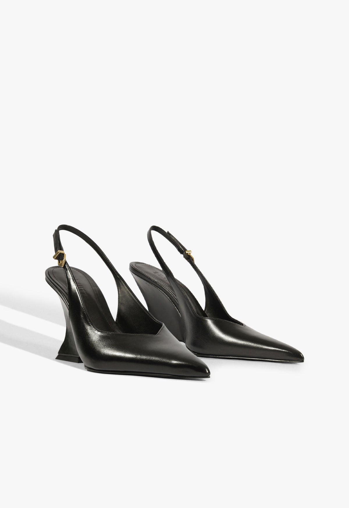 Siena Buckle Leather Pump - Schutz Shoes