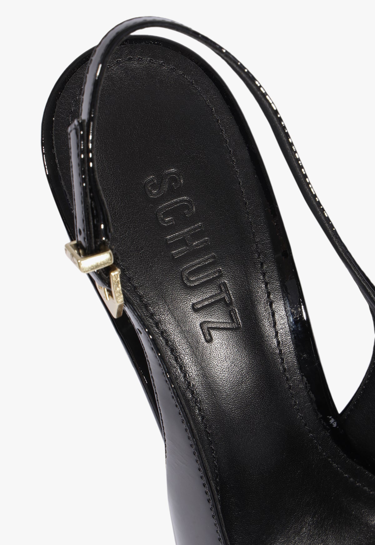 Siena Buckle Patent Leather Pump - Schutz Shoes