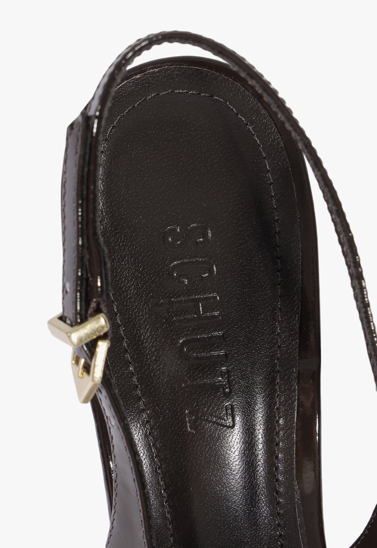 Siena Buckle Patent Leather Pump - Schutz Shoes