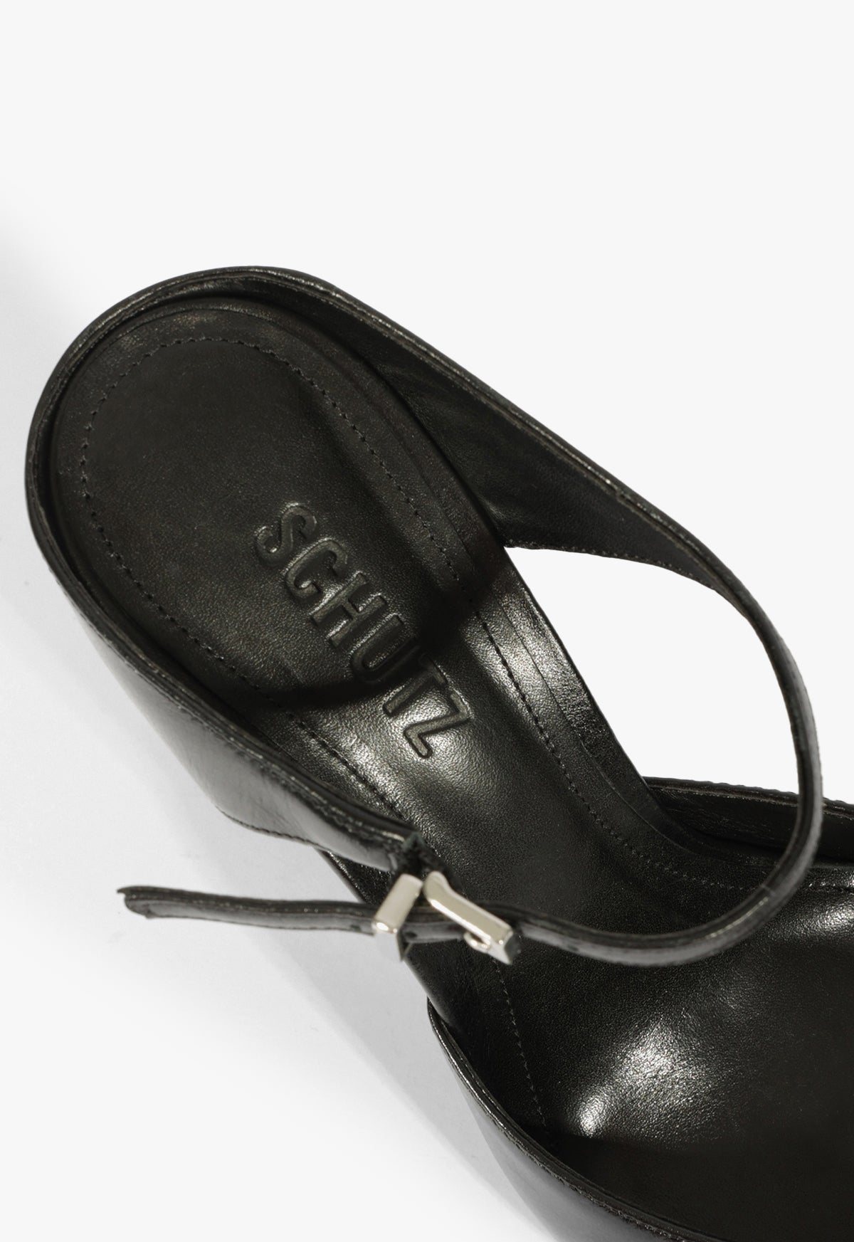 Siena Buckle Mule Leather Pump Fall 25 - Schutz Shoes