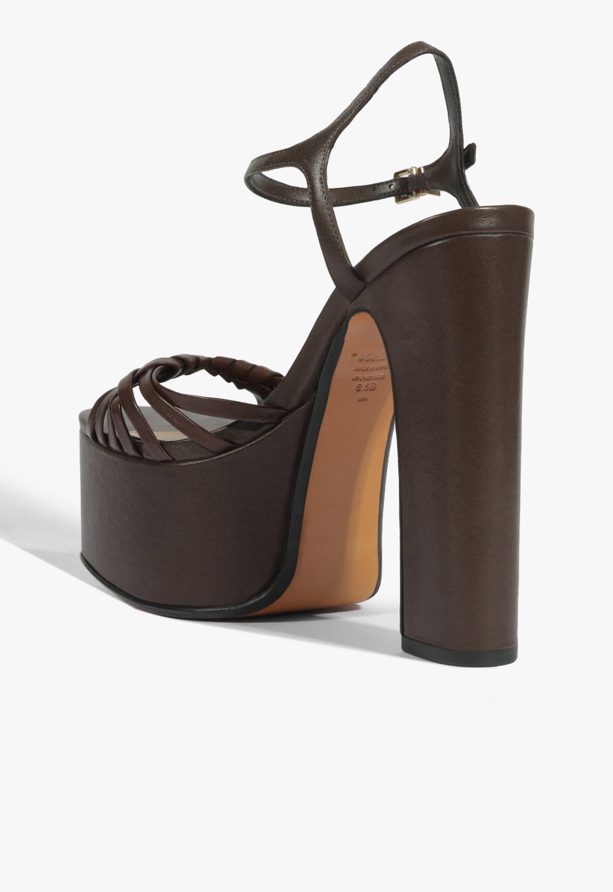 Tara Platform Leather Sandal Resort 26 - Schutz Shoes